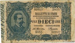 10 Lire ITALY  1918 P.020gx