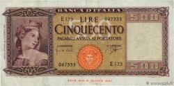 500 Lire ITALIEN  1961 P.080b