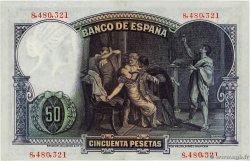 50 Pesetas SPANIEN  1931 P.082 VZ+