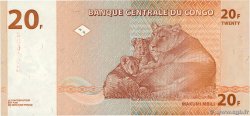 20 Francs Remplacement CONGO, DEMOCRATIQUE REPUBLIC  1997 P.088A UNC