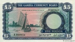 5 Pounds GAMBIA  1965 P.03a