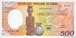 500 Francs type 1985 CONGO  1989 A.216d