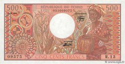 500 Francs BEAC type 1980 CHAD  1984 A.282b