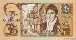 5 Pounds GUERNSEY  1990 P.53a UNC