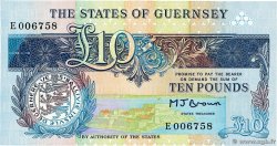 10 Pounds GUERNSEY  1991 P.54a