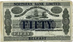 50 Pounds NORTHERN IRELAND  1918 P.176