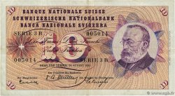 10 Francs SUISSE  1955 P.45a