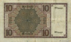 10 Gulden NETHERLANDS  1924 P.043a VF