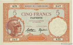 5 Francs TAHITI  1936 P.11c