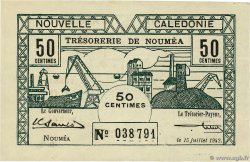 50 Centimes NEW CALEDONIA  1942 P.51