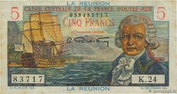 5 Francs Bougainville ISOLA RIUNIONE  1946 P.41a