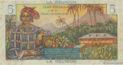 5 Francs Bougainville REUNION ISLAND  1946 P.41a AU