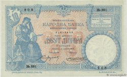 10 Dinara SERBIEN  1893 P.10a