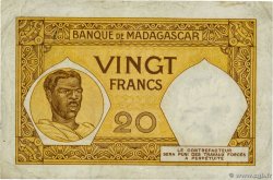 20 Francs MADAGASKAR  1948 P.037 SS