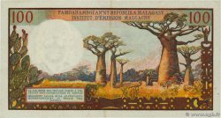 100 Francs - 20 Ariary MADAGASCAR  1964 P.057a EBC