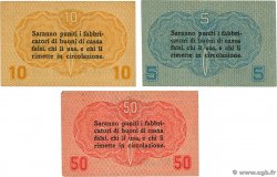 5 au 50 Centesimi Lot ITALIA  1918 PM.01 au PM.03 EBC a SC