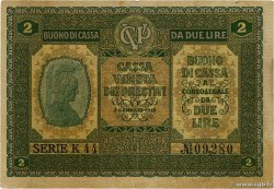 2 Lires ITALY  1918 PM.05