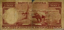 500 Escudos ANGOLA  1956 P.090 B+