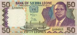 50 Leones SIERRA LEONE  1989 P.17b