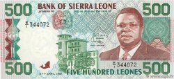 500 Leones SIERRA LEONE  1991 P.19