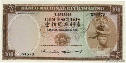 100 Escudos TIMOR  1963 P.28a