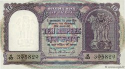 10 Rupees INDIEN  1957 P.040b