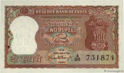 2 Rupees INDIA  1967 P.051b