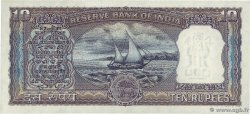 10 Rupees INDIA  1962 P.057a AU