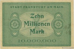 10 Million Mark ALLEMAGNE Francfort 1923  SUP