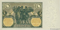 10 Zlotych POLOGNE  1929 P.069 SPL