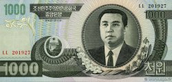 1000 Won NORTH KOREA  2002 P.45a