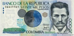 20000 Pesos COLOMBIE  2010 P.454v