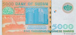 5000 Dinars SUDAN  2002 P.63 UNC