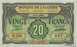 20 Francs ALGERIEN  1948 P.103