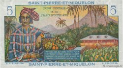 5 Francs Bougainville SAINT PIERRE AND MIQUELON  1946 P.22 UNC