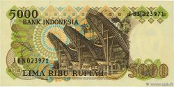 5000 Rupiah INDONESIEN  1980 P.120a ST