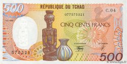 500 Francs CHAD  1990 P.09c