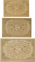 10,20 et 50 Heller Lot AUSTRIA  1920 PS.106, PS.107 et PS.108 UNC