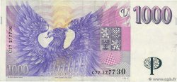 1000 Korun CZECH REPUBLIC  1996 P.15 VF-