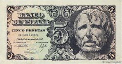 5 Pesetas SPANIEN  1947 P.134a