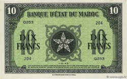 10 Francs MOROCCO  1943 P.25