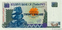 20 Dollars ZIMBABWE  1997 P.07a