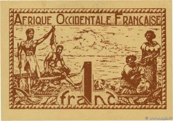 1 Franc FRENCH WEST AFRICA  1944 P.34b