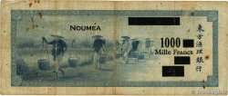 1000 Francs NEW CALEDONIA  1944 P.47b F