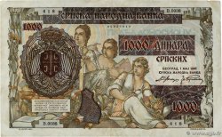 1000 Dinara SERBIA  1941 P.24