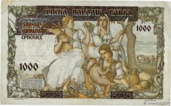 1000 Dinara SERBIE  1941 P.24 TTB