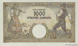 1000 Dinara SERBIA  1942 P.32b SC+