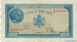 5000 Lei ROUMANIE  1945 P.056a