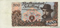 500 Schilling AUTRICHE  1953 P.134a