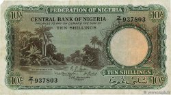 10 Shillings NIGERIA  1958 P.03